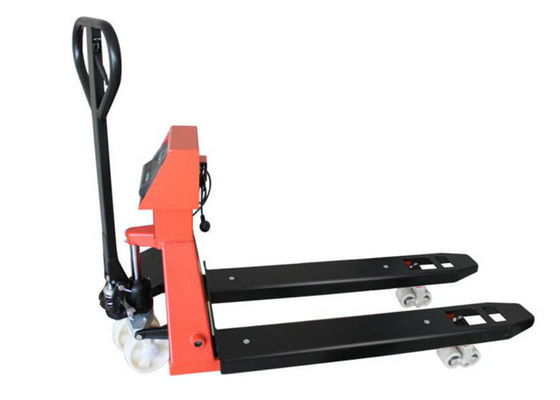 Industrielle Gabelstapler-Stahlpalette Jack Weight Scale 2000KG fertigte Farbe besonders an