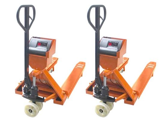 Elektronische gelbe 2,5 Ton High Accuracy Hand Pallet Jack With Weight Scale