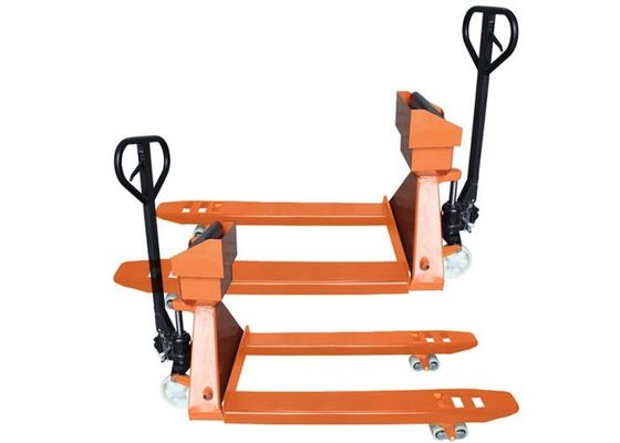 Elektronische gelbe 2,5 Ton High Accuracy Hand Pallet Jack With Weight Scale